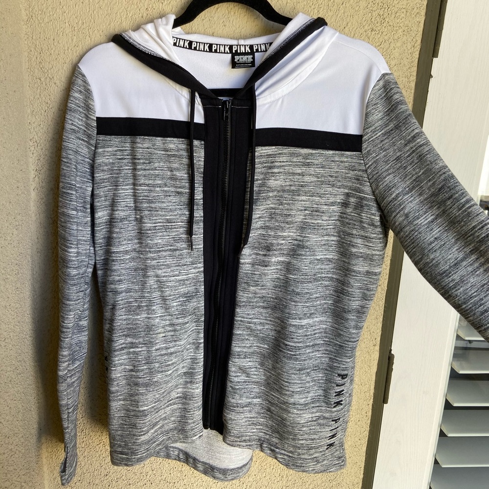 VS PINK Athletic Zip-Up Hoodie